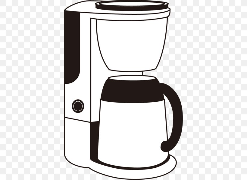 Coffee Cup Clip Art Cafeteira Illustration, PNG, 600x600px, Coffee, Black And White, Brewed Coffee, Cafeteira, Coffee Cup Download Free