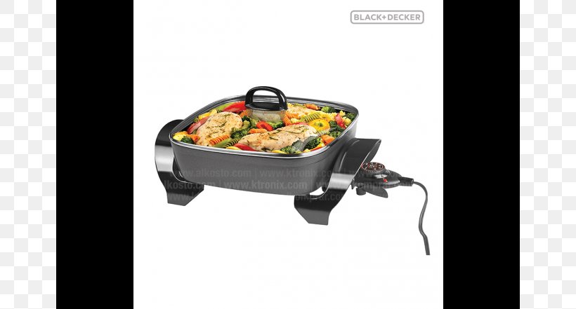 Frying Pan Barbecue Cookware, PNG, 660x441px, Frying Pan, Barbecue, Black Decker, Contact Grill, Cookware Download Free