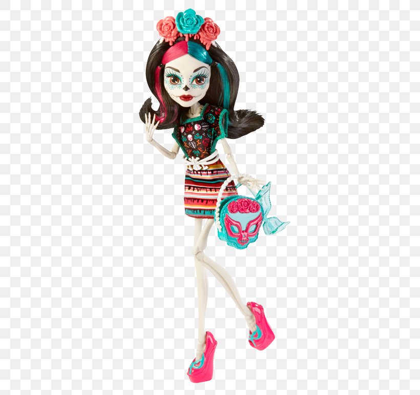 Monster High Skelita Calaveras Doll Amazon.com Lagoona Blue, PNG, 480x770px, Monster High, Amazoncom, Barbie, Clothing, Costume Download Free