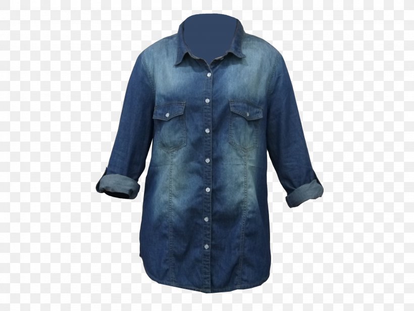 Jacket Blouse Shirt Sleeve Denim, PNG, 2048x1536px, Jacket, Blouse, Boilersuit, Button, Clothing Download Free