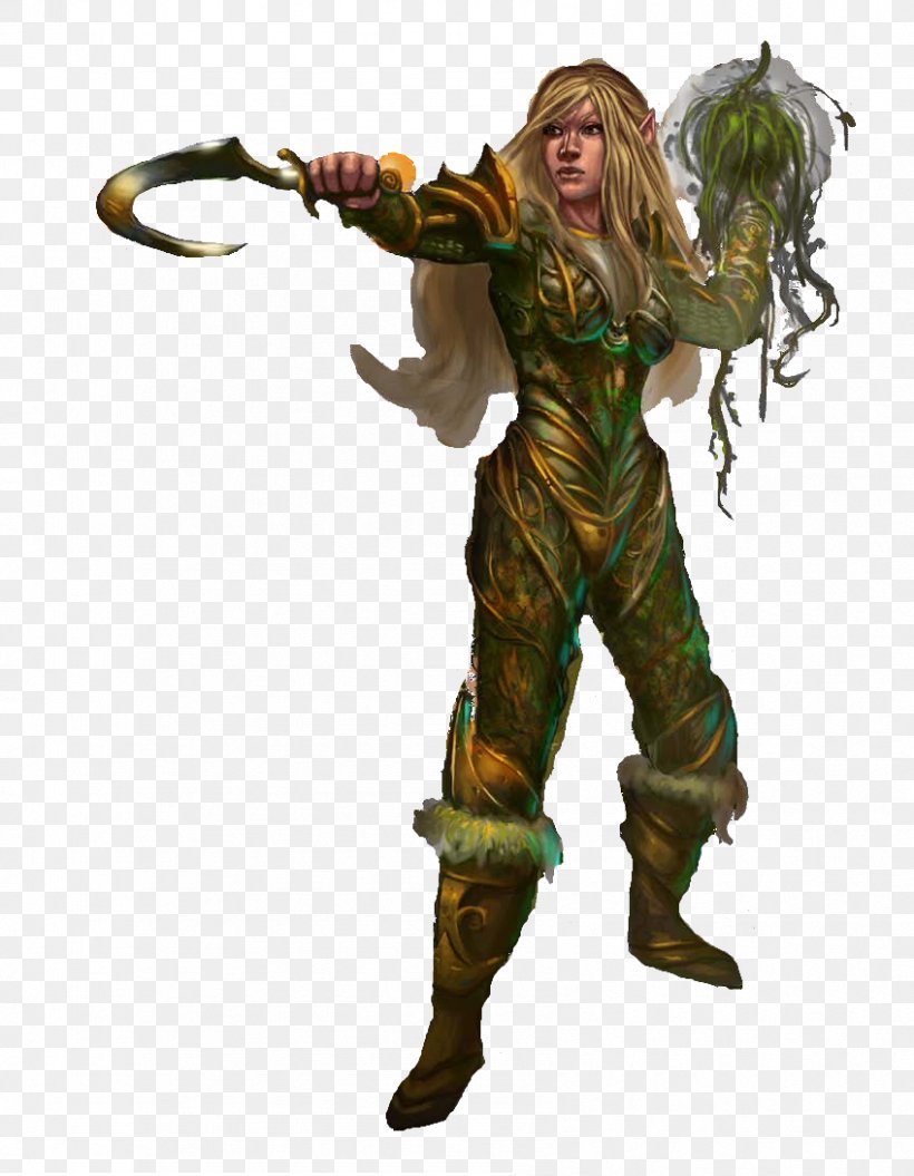 Pathfinder Roleplaying Game D20 System Dungeons & Dragons Druid Elf, PNG, 848x1092px, Pathfinder Roleplaying Game, Action Figure, Costume, D20 System, Druid Download Free