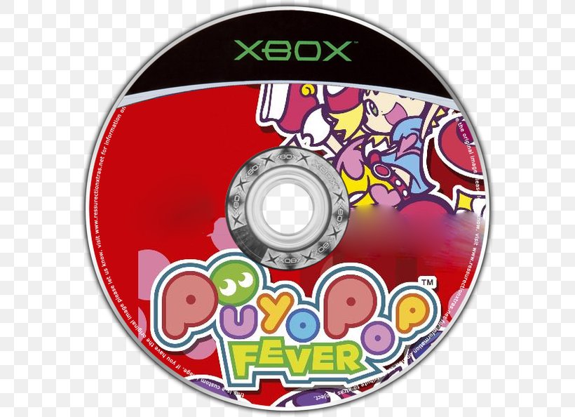 Puyo Pop Fever GameCube Xbox Compact Disc Video Game, PNG, 594x594px, Puyo Pop Fever, Clothing Accessories, Compact Disc, Dvd, Fashion Download Free