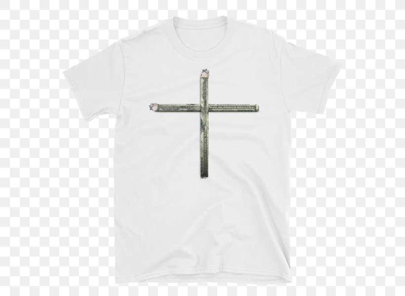 T-shirt Crucifix Sleeve Outerwear, PNG, 600x600px, Tshirt, Cross, Crucifix, Outerwear, Religious Item Download Free