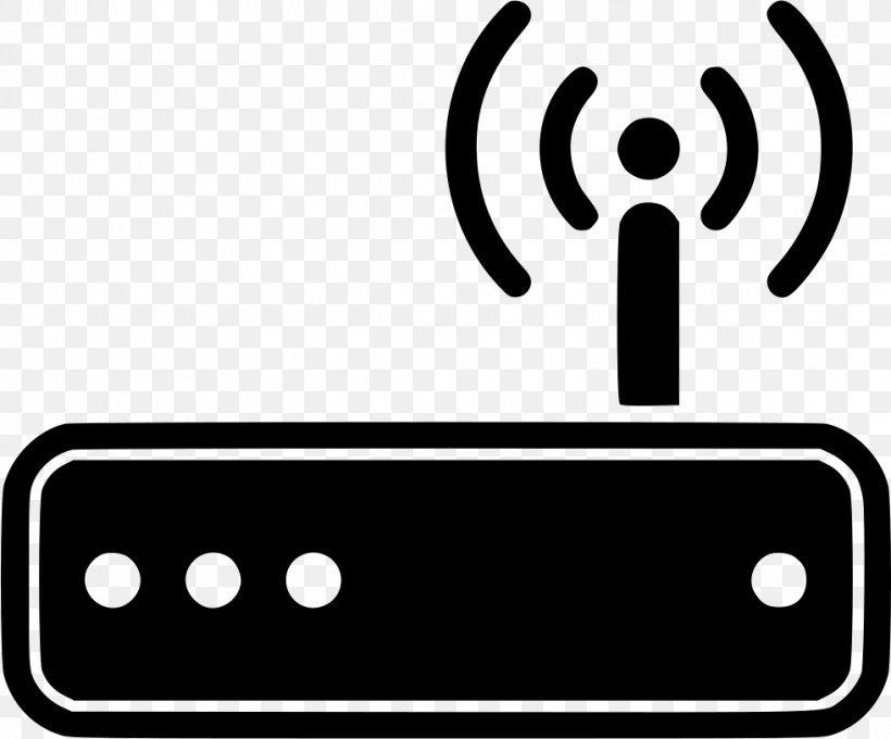 Wireless Router Wi-Fi, PNG, 981x814px, Wireless Router, Area, Black And White, Computer Network, Hotspot Download Free