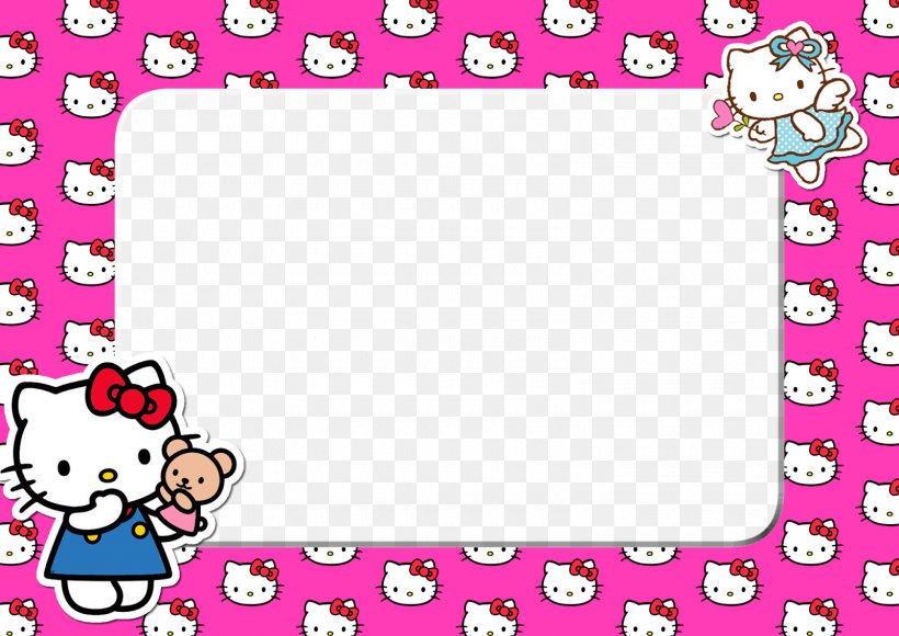 Hello Kitty Picture Frames Animation, PNG, 1600x1132px, Hello Kitty, Animation, Area, Art, Border Download Free