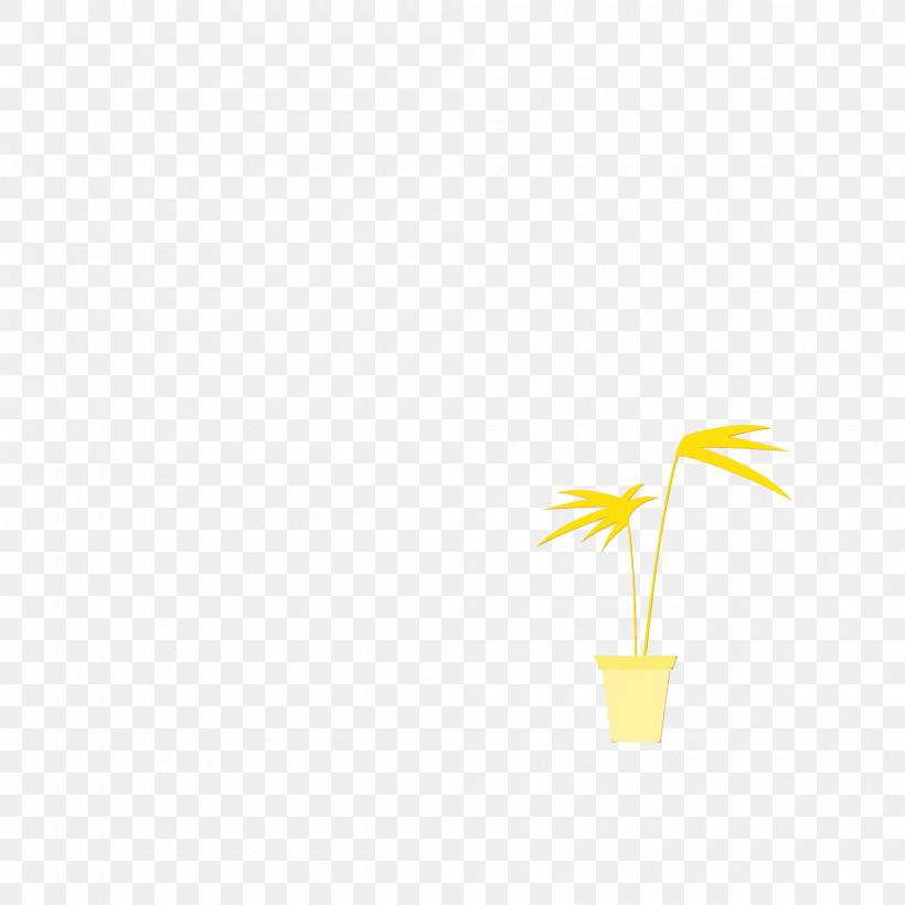 Yellow Plants Line Tree Font, PNG, 2000x2000px, Watercolor, Biology, Geometry, Line, Mathematics Download Free