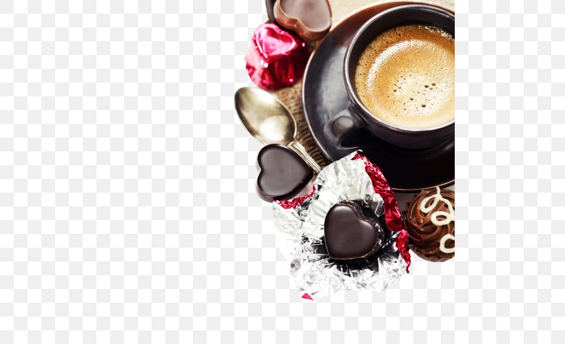 Hot Chocolate Coffee Cafe Espresso, PNG, 500x500px, Chocolate, Bonbon, Cafe, Caffeine, Candy Download Free