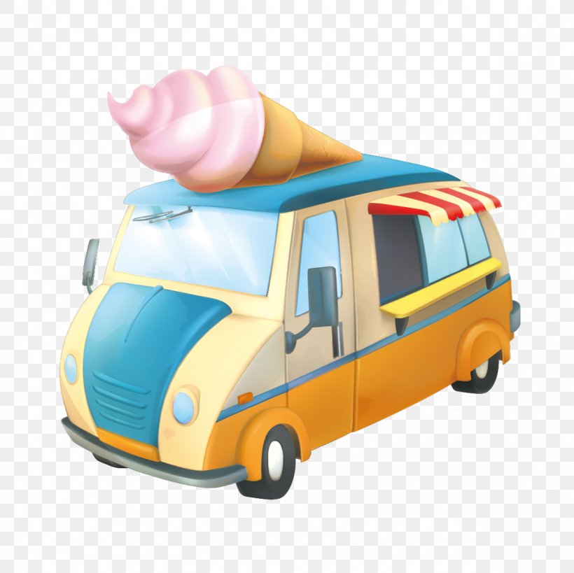 Ice Cream Van Street Food Royalty-free, PNG, 1181x1181px, Ice Cream, Automotive Design, Car, Compact Car, Drawing Download Free