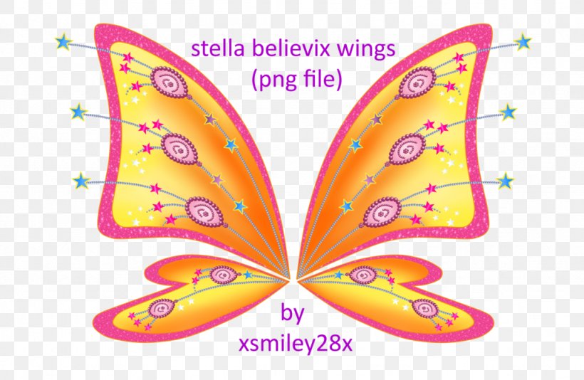 Stella Musa Tecna Roxy Winx Club: Believix In You, PNG, 1024x668px, Stella, Believix, Brush Footed Butterfly, Butterflix, Butterfly Download Free