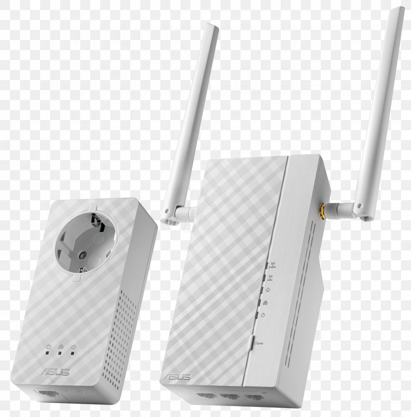 Power-line Communication Wireless Repeater Asus PL-AC56 1200Mbps AV2 1200 Wi-Fi Powerline Adapter Kit HomePlug IEEE 802.11ac, PNG, 2144x2180px, Powerline Communication, Asus, Computer Network, Devolo, Electronics Download Free