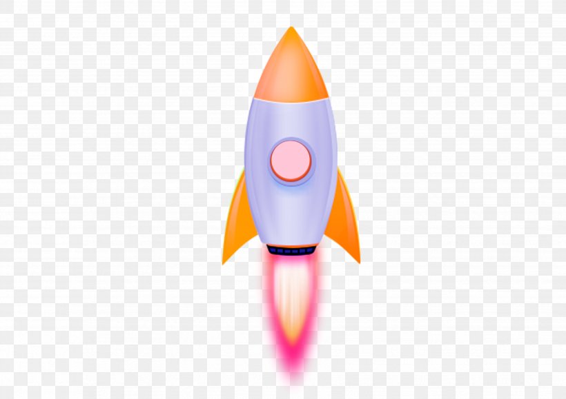 Rocket Launch, PNG, 3508x2480px, Rocket, Cone, Orange, Rocket Launch, Spacecraft Download Free