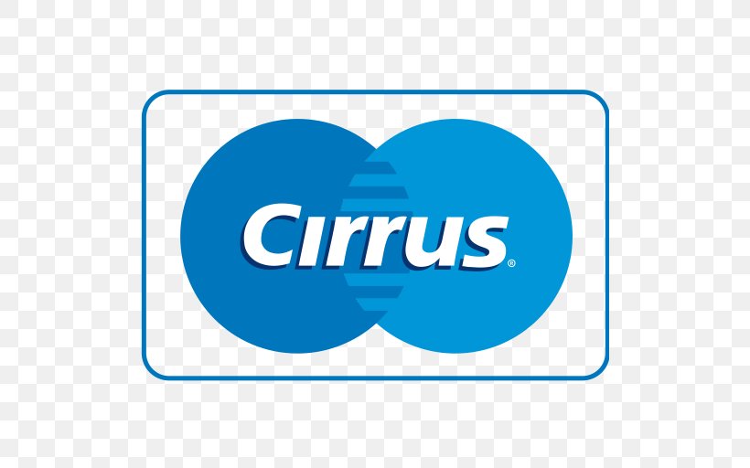 Cirrus Debit Card Credit Card Payment, PNG, 512x512px, Cirrus, Area, Atm Card, Blue, Brand Download Free