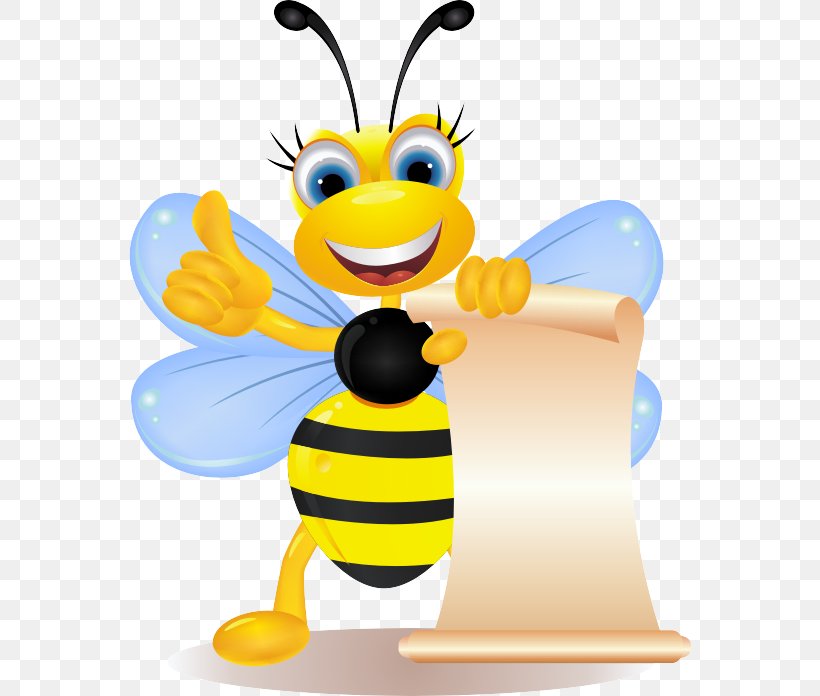 Bee Royalty-free Clip Art, PNG, 562x696px, Bee, Art, Bumblebee, Cartoon, Free Content Download Free