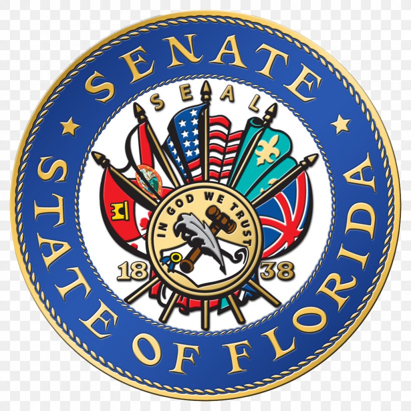 Florida Senate Seal Of The United States Senate Modern Display Of The Confederate Flag, PNG, 1024x1024px, Florida, Area, Badge, Clock, Confederate States Of America Download Free