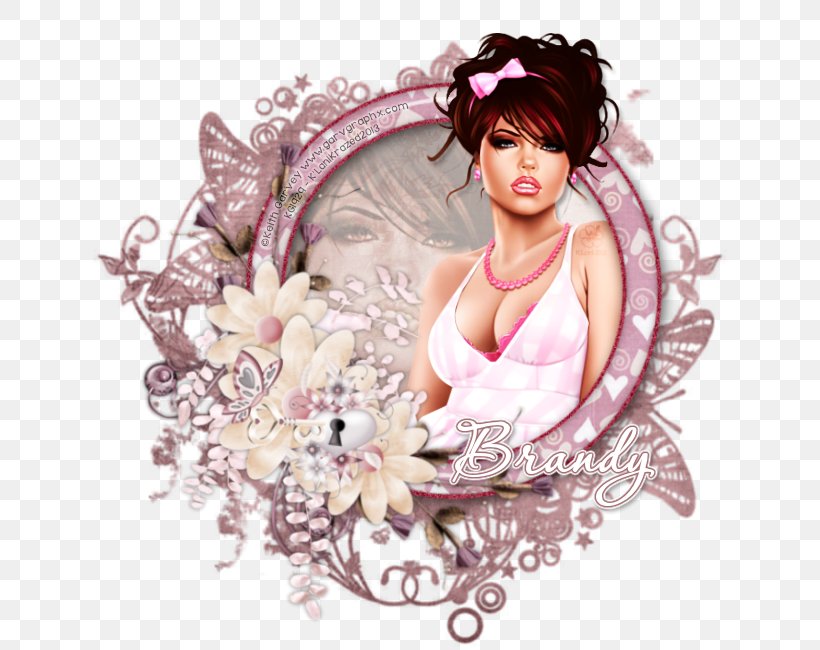 Pink M Black Hair Fairy Flower, PNG, 650x650px, Watercolor, Cartoon, Flower, Frame, Heart Download Free