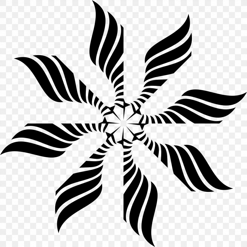 Snowflake Clip Art, PNG, 2344x2344px, Snowflake, Art, Black, Black And White, Color Download Free