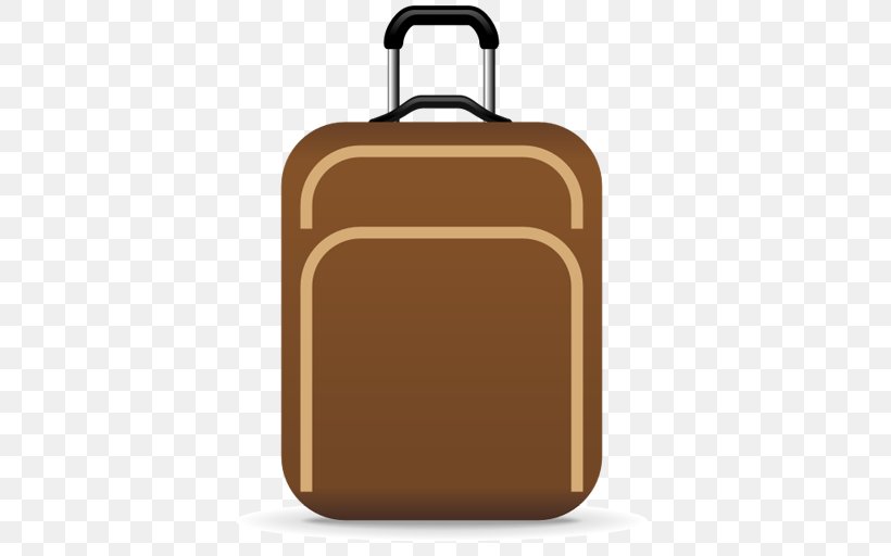 Suitcase Trolley Icon, PNG, 512x512px, Suitcase, Apple Icon Image Format, Bag, Brown, Hotel Download Free