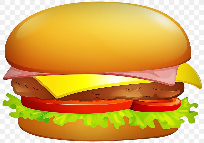 Hamburger, PNG, 2999x2109px, Hamburger, Cartoon, Cheeseburger, Fast Food, Food Download Free