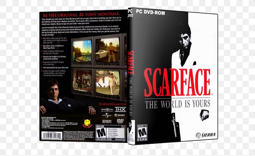 Scarface: The World Is Yours PlayStation 2 Video Games PlayStation 3, PNG, 650x502px, Scarface The World Is Yours, Brand, Cheating In Video Games, Dvd, Electronic Device Download Free