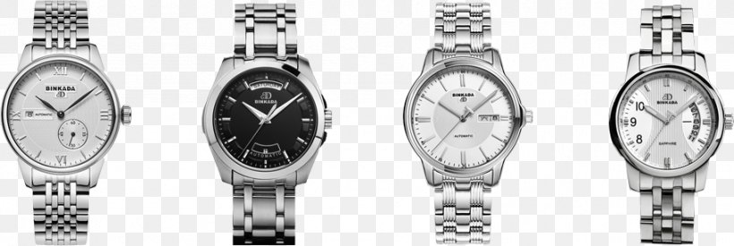 Watch Fashion Rolex Designer, PNG, 909x305px, Watch, Automatic Watch, Black And White, Body Jewelry, Bracelet Download Free