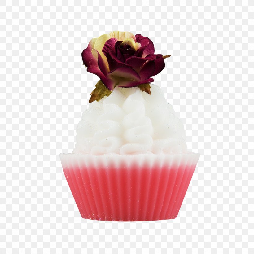 Cupcake Muffin Buttercream Flavor Pink M, PNG, 1000x1000px, Cupcake, Buttercream, Cake, Cream, Dessert Download Free