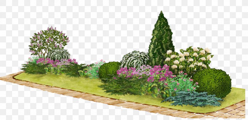 Flower Garden Grefsheim Spirea Smooth Hydrangea Juniper, PNG, 1000x484px, Garden, Arborvitae, Conifers, Flower, Flower Garden Download Free