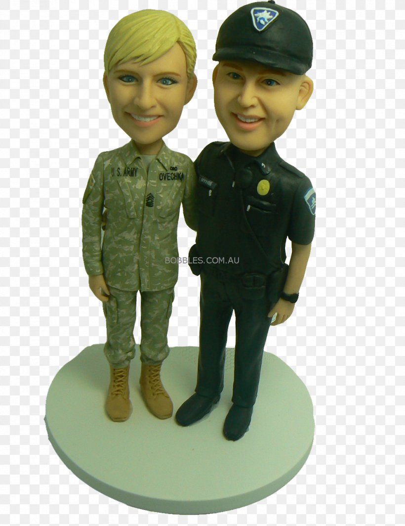 Military Soldier Bobblehead Wedding Cake Topper, PNG, 992x1288px, Military, Bobblehead, Couple, Doll, Figurine Download Free
