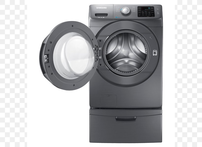 Samsung WF5200 Washing Machines Samsung WF42H5200 Home Appliance Clothes Dryer, PNG, 800x600px, Washing Machines, Cleaning, Clothes Dryer, Cubic Foot, Hardware Download Free