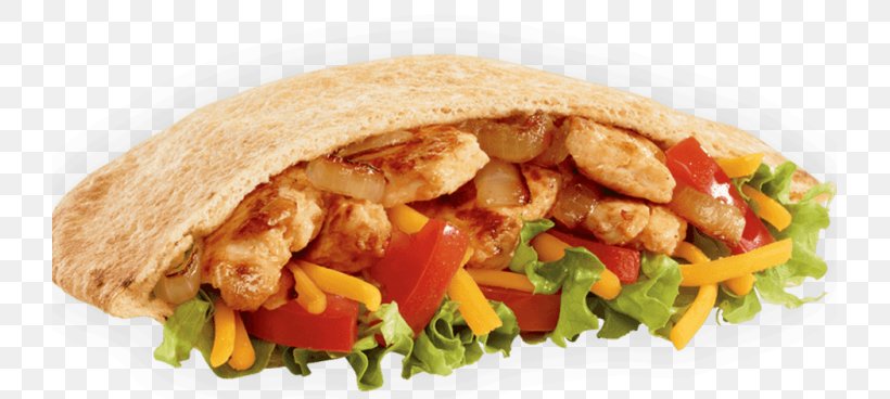 Fajita Pita Chicken Salad Hamburger Jack In The Box, PNG, 723x368px, Fajita, American Food, Baked Goods, Barbecue Chicken, Burrito Download Free