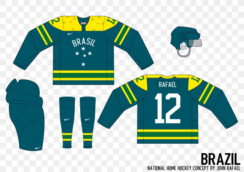 Brazil Men's National Ice Hockey Team Hockey Field Hockey Jersey, PNG, 1660x1174px, Brazil, Active Shirt, Area, Blue, Brand Download Free