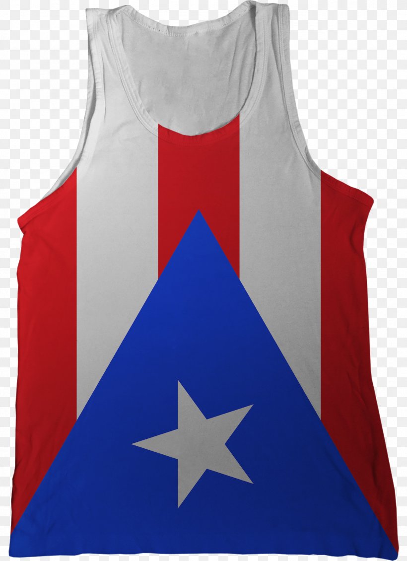 Flag Of Puerto Rico T-shirt Sleeveless Shirt, PNG, 1296x1786px, Puerto Rico, Blue, Coat, Coat Of Arms, Cobalt Blue Download Free