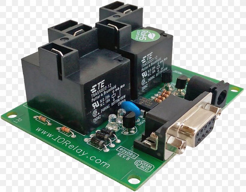 Microcontroller Relay RS-232 Serial Port Electrical Switches, PNG, 1000x781px, Microcontroller, Changeover Switch, Circuit Component, Command, Computer Download Free