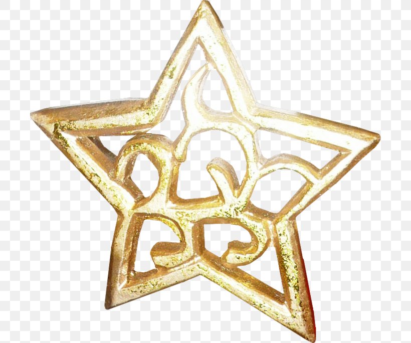Symbol Five-pointed Star Pentagram, PNG, 700x684px, Symbol, Brass, Butterfly, Christmas Ornament, Fivepointed Star Download Free