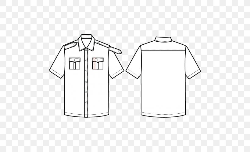 T-shirt Collar Uniform, PNG, 500x500px, Tshirt, Area, Black, Black And White, Brand Download Free