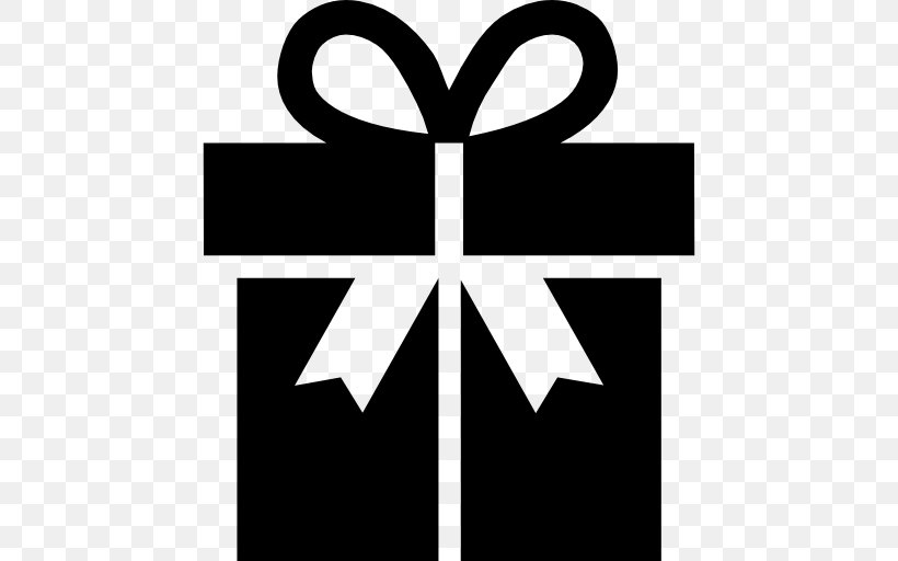 Gift, PNG, 512x512px, Gift, Area, Black, Black And White, Brand Download Free
