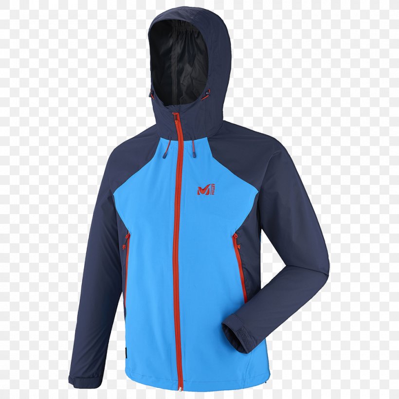 Jacket Fitz Roy Gilets Clothing Hoodie, PNG, 1000x1000px, Jacket, Blue, Clothing, Clothing Sizes, Cobalt Blue Download Free