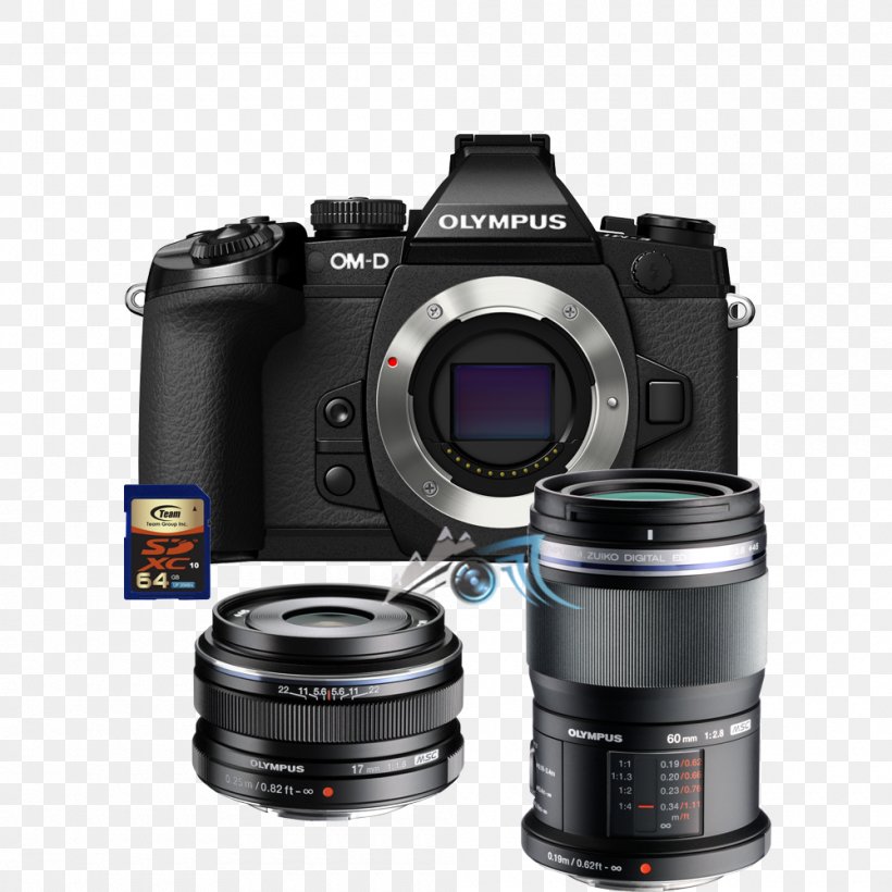 Olympus OM-D E-M10 Mark II Olympus OM-D E-M5 Mark II Micro Four Thirds System, PNG, 1000x1000px, Olympus Omd Em1, Camera, Camera Accessory, Camera Lens, Cameras Optics Download Free