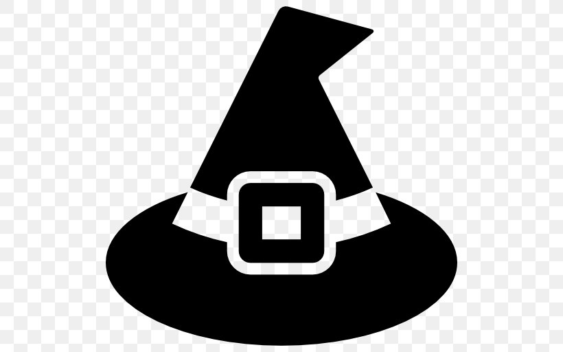 Witch Hat Clip Art, PNG, 512x512px, Witch Hat, Artwork, Black And White, Headgear, Symbol Download Free