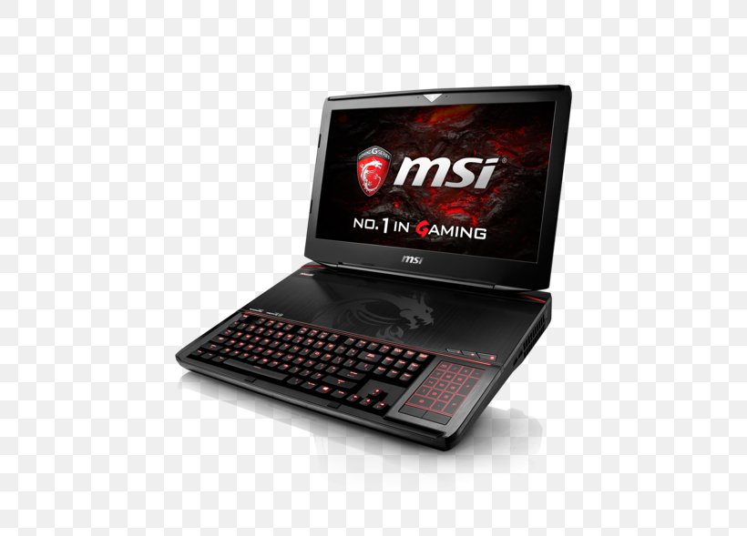 Extreme Performance Gaming Notebook With Mechanical Keyboard GT83VR Titan SLI Intel Core I7 MSI GT83VR Titan SLI Laptop, PNG, 640x589px, Intel, Computer, Electronic Device, Electronics, Geforce Download Free