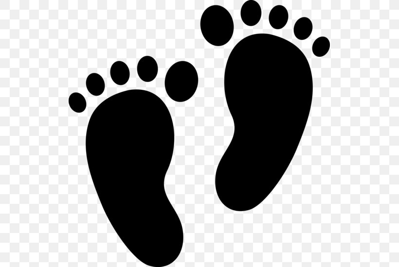 Footprint Silhouette Clip Art, PNG, 537x550px, Footprint, Art, Black, Black And White, Child Download Free