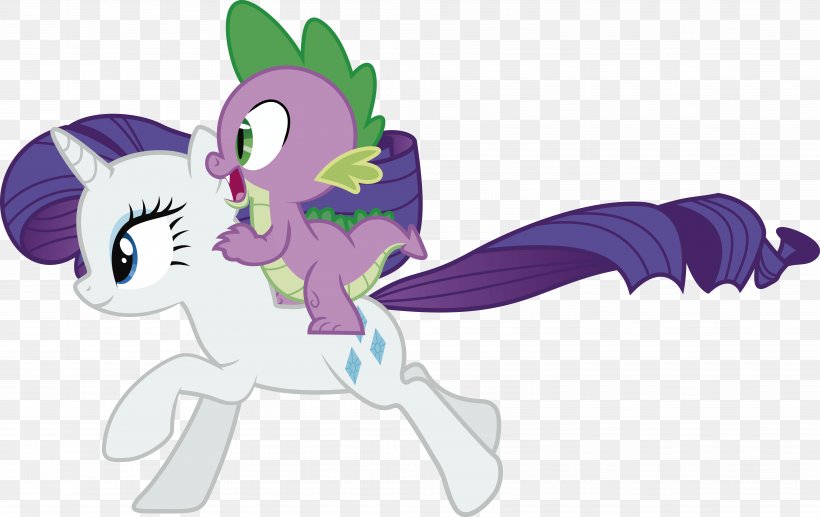 Rarity Spike My Little Pony, PNG, 8049x5084px, Watercolor, Cartoon, Flower, Frame, Heart Download Free