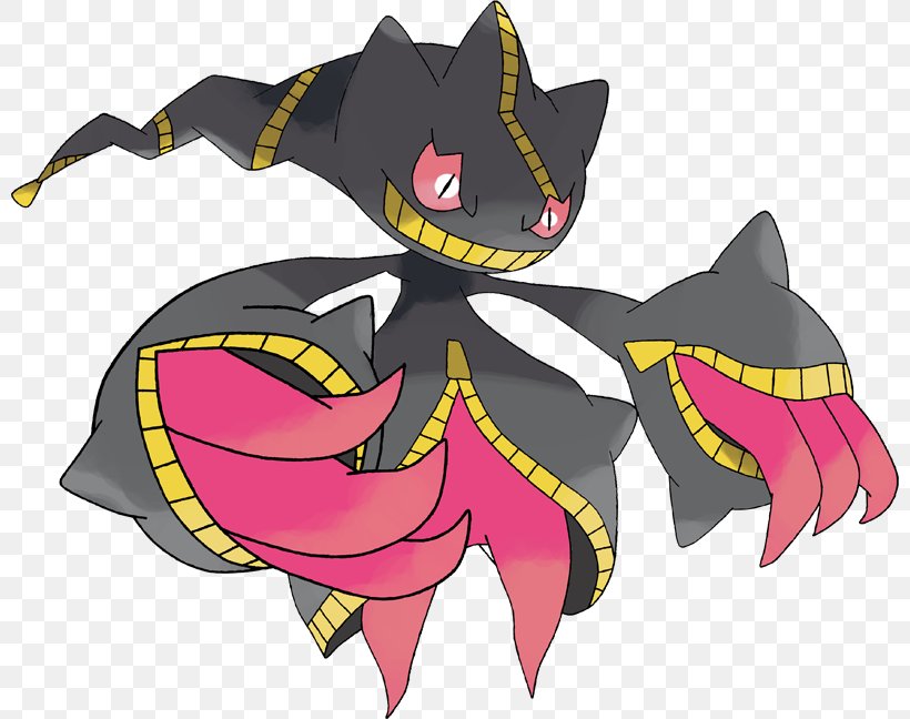 Pokémon Ruby And Sapphire Banette Shuppet Pokédex, PNG, 800x648px, Pokemon Ruby And Sapphire, Banette, Bat, Cartoon, Demon Download Free