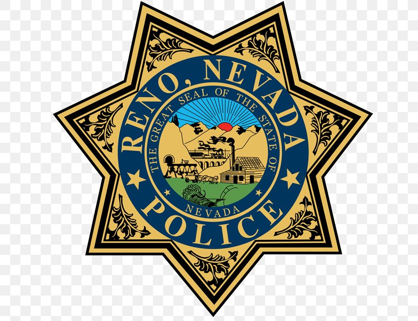 Reno Police Department Reno Police Department Police Officer Badge, PNG, 678x630px, Reno, Badge, Brand, Campus Police, Crest Download Free