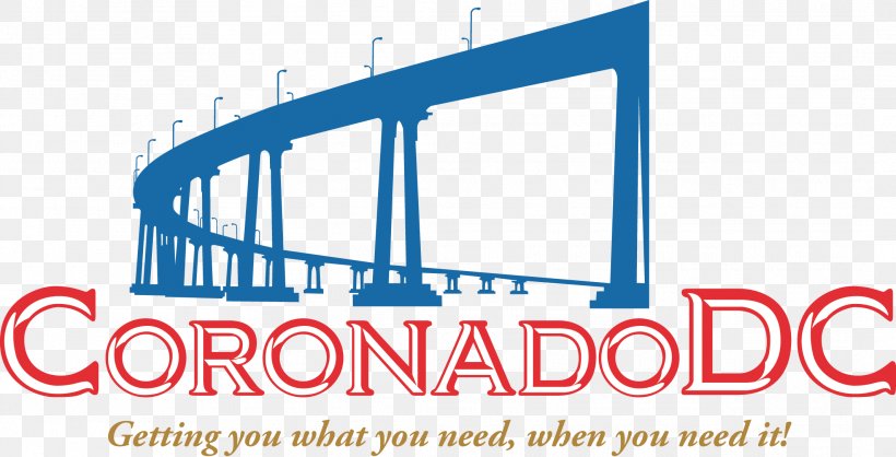 San Diego–Coronado Bridge Coronado Distribution Co. San Diego – Coronado Bridge Girder Bridge, PNG, 2128x1087px, Bridge, Area, Brand, California, Coronado Download Free