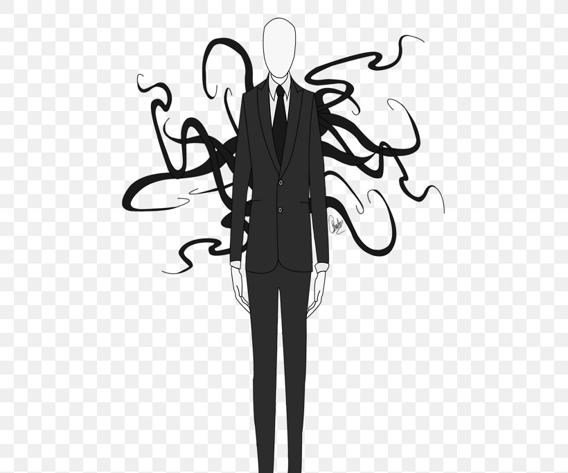 Slender: The Eight Pages Slenderman Clip Art, PNG, 500x682px, Slender The Eight Pages, Art, Black, Black And White, Brand Download Free