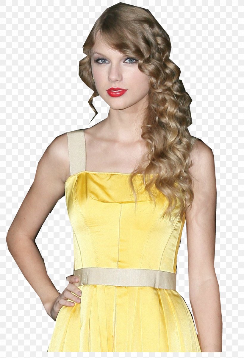 Taylor Swift Fearless Dress Model Yellow, PNG, 941x1380px, Watercolor, Cartoon, Flower, Frame, Heart Download Free