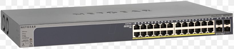 Network Switch Power Over Ethernet Netgear Gigabit Ethernet Port, PNG, 3000x631px, 19inch Rack, Network Switch, Computer Network, Computer Port, Electronics Accessory Download Free