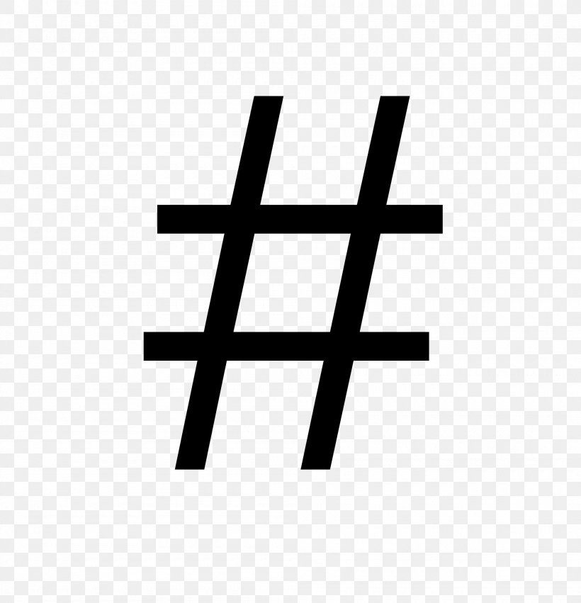 Number Sign Social Media Hashtag Blog, PNG, 2000x2078px, Number Sign, Black And White, Blog, Brand, Hashtag Download Free