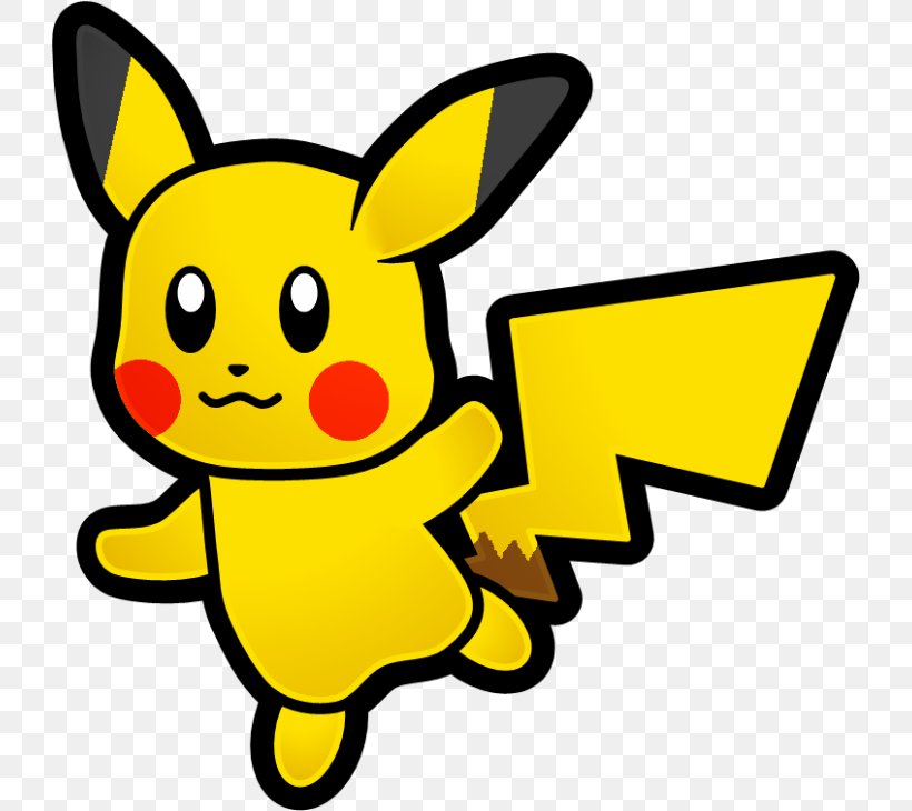 Pikachu Paper Mario Pokémon Eevee, PNG, 727x730px, Pikachu, Artwork, Drawing, Eevee, Fan Art Download Free