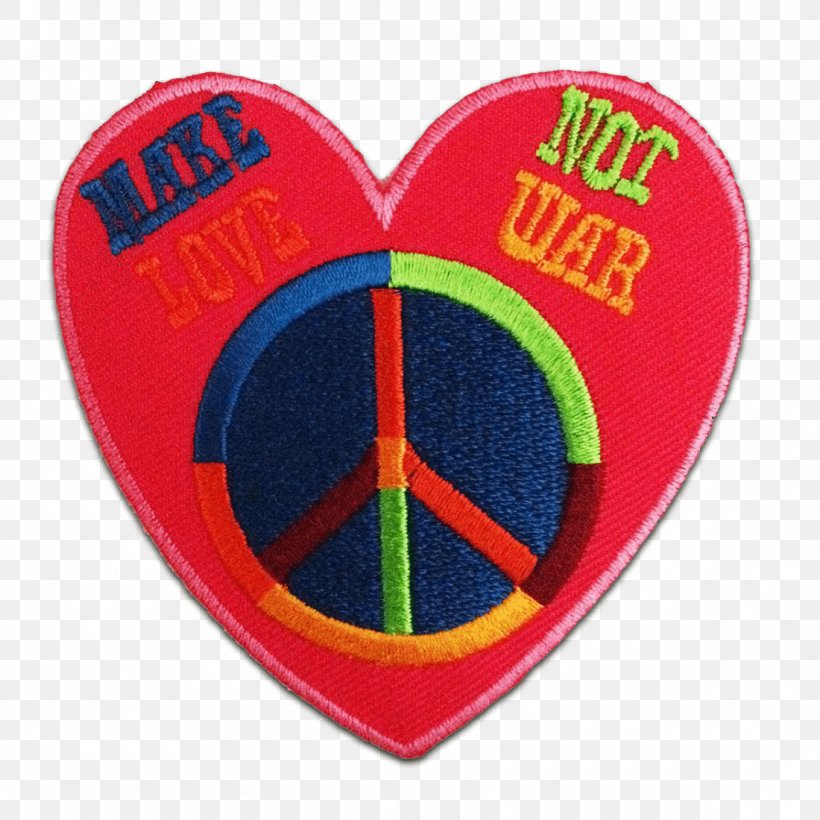 Embroidered Patch Appliqué Badge Make Love, Not War, PNG, 1100x1100px, Embroidered Patch, Applique, Badge, Heart, Make Love Not War Download Free